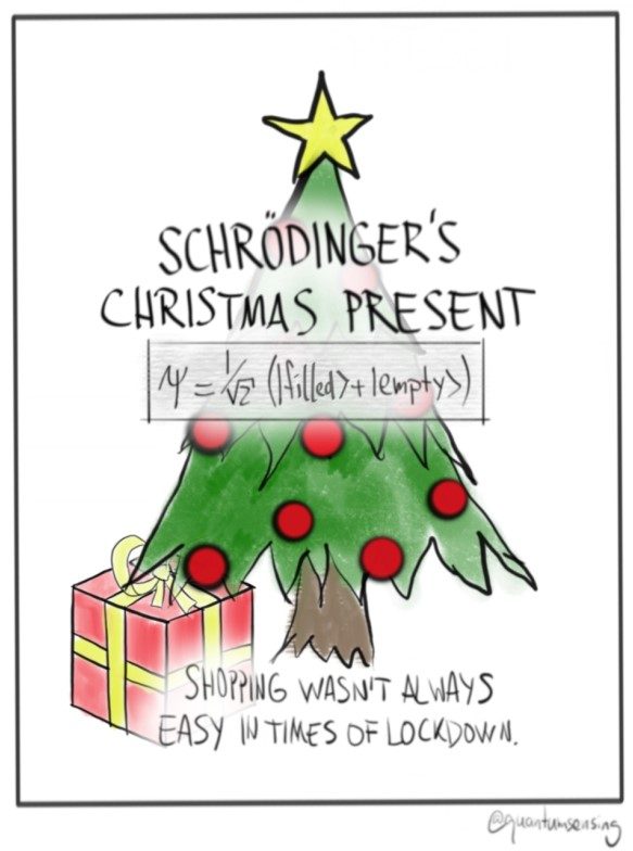 Cartoon: Schrödinger's Christmas present